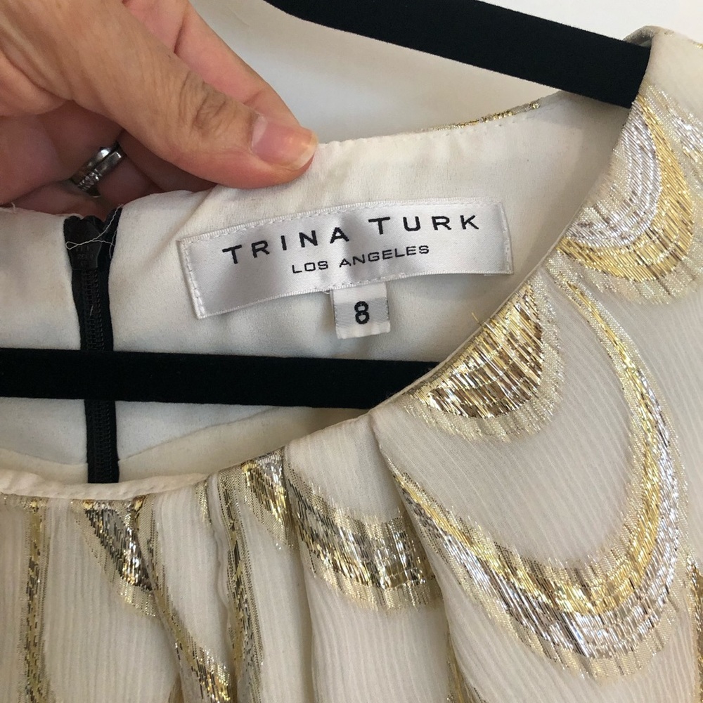 Trina Turk scalloped good dress